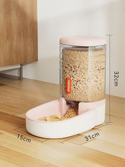 Automatic Pet Food and Water Dispenser Set