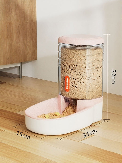 Automatic Pet Food and Water Dispenser Set
