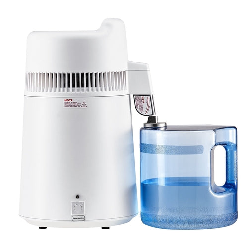6L Water Distiller Home Countertop Purifier Machine 900W Plastic