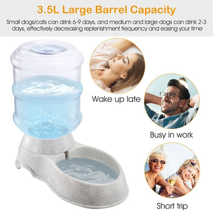 3.5L 1Gal Pet Water Dispenser Self-Dispensing Gravity Pets Water