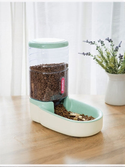 Automatic Pet Food and Water Dispenser Set