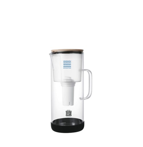 Drinkpod pH Restore 3.5L Glass Alkaline Water Pitcher - Long Lasting