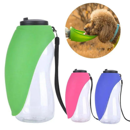 AquaSiti Portable Dog Water Bottle – 680ml Travel Dispenser