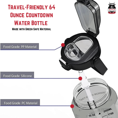 Trucker Camo® 64 oz Travel Water Bottle